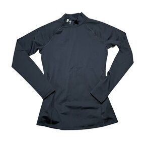 Under Armour Women's Coldgear Black Long Sleeve Top Size Medium